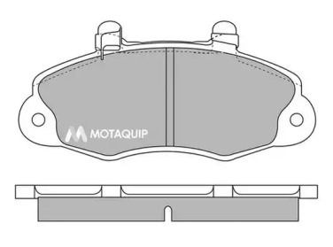 Комплект тормозных колодок MOTAQUIP LVXL541