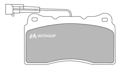 Комплект тормозных колодок MOTAQUIP LVXL544