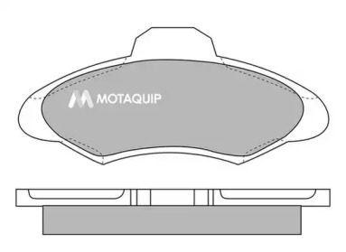 Комплект тормозных колодок MOTAQUIP LVXL563