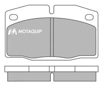 Комплект тормозных колодок MOTAQUIP LVXL565