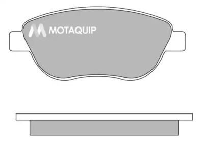 Комплект тормозных колодок MOTAQUIP LVXL1007