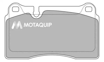 Комплект тормозных колодок MOTAQUIP LVXL1334