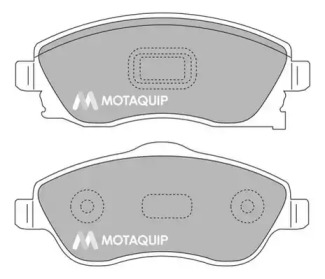 Комплект тормозных колодок MOTAQUIP LVXL1014