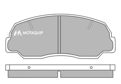 Комплект тормозных колодок MOTAQUIP LVXL584