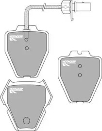 Комплект тормозных колодок MOTAQUIP LVXL1018