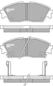 Комплект тормозных колодок MOTAQUIP LVXL595