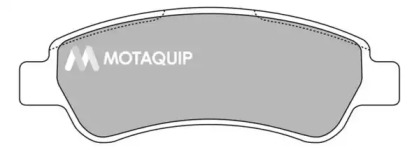 Комплект тормозных колодок MOTAQUIP LVXL1341