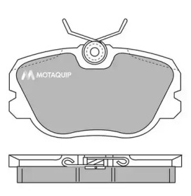 Комплект тормозных колодок MOTAQUIP LVXL603