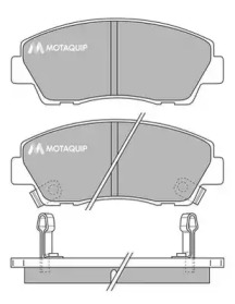 Комплект тормозных колодок MOTAQUIP LVXL607