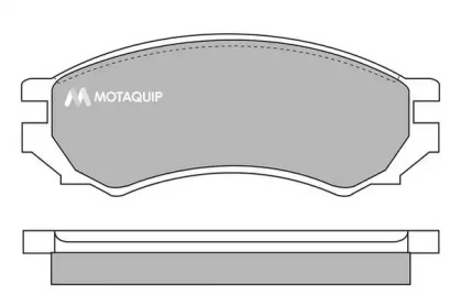 Комплект тормозных колодок MOTAQUIP LVXL615