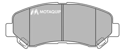 Комплект тормозных колодок MOTAQUIP LVXL1360