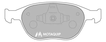 Комплект тормозных колодок MOTAQUIP LVXL1046