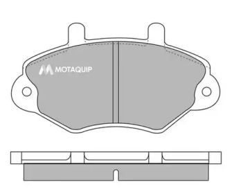 Комплект тормозных колодок MOTAQUIP LVXL625