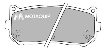 Комплект тормозных колодок MOTAQUIP LVXL1053