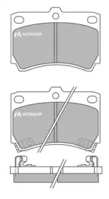 Комплект тормозных колодок MOTAQUIP LVXL629