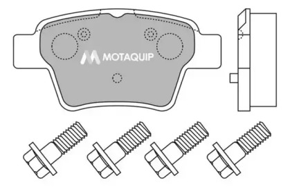 Комплект тормозных колодок MOTAQUIP LVXL1266