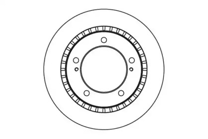 Тормозной диск MOTAQUIP LVBD1153Z