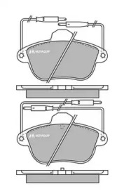 Комплект тормозных колодок MOTAQUIP LVXL641