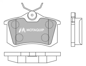 Комплект тормозных колодок MOTAQUIP LVXL1273