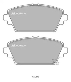 Комплект тормозных колодок MOTAQUIP LVXL643