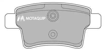 Комплект тормозных колодок MOTAQUIP LVXL1374