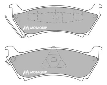 Комплект тормозных колодок MOTAQUIP LVXL1075