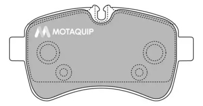 Комплект тормозных колодок MOTAQUIP LVXL1379