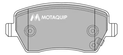 Комплект тормозных колодок MOTAQUIP LVXL1281