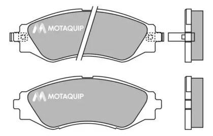 Комплект тормозных колодок MOTAQUIP LVXL1384