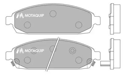 Комплект тормозных колодок MOTAQUIP LVXL1286