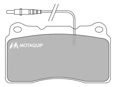 Комплект тормозных колодок MOTAQUIP LVXL1088