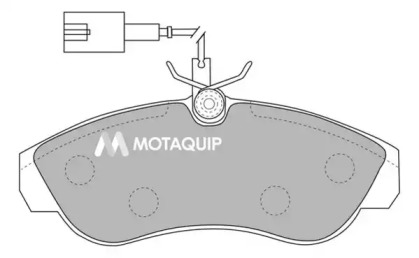 Комплект тормозных колодок MOTAQUIP LVXL1090