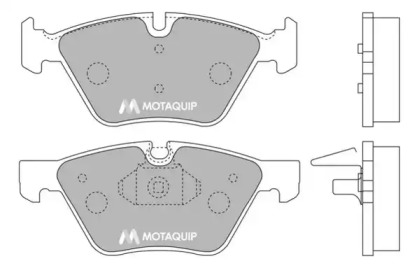 Комплект тормозных колодок MOTAQUIP LVXL1292