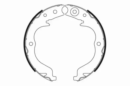 Комлект тормозных накладок MOTAQUIP LVBS805