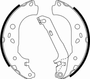 Комлект тормозных накладок MOTAQUIP LVBS807