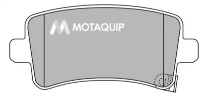 Комплект тормозных колодок MOTAQUIP LVXL1408