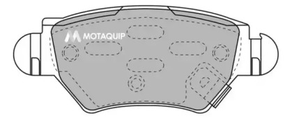 Комплект тормозных колодок MOTAQUIP LVXL1113