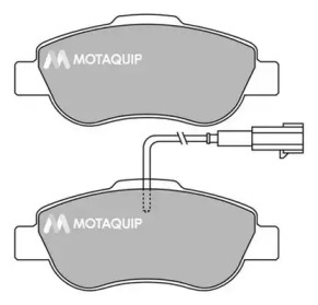 Комплект тормозных колодок MOTAQUIP LVXL1410