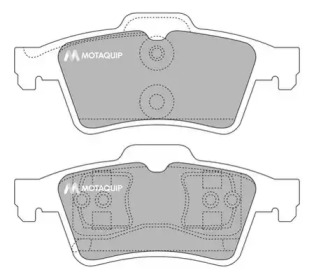 Комплект тормозных колодок MOTAQUIP LVXL1118