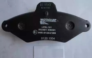 Комплект тормозных колодок MOTAQUIP LVXL701