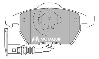 Комплект тормозных колодок MOTAQUIP LVXL1125