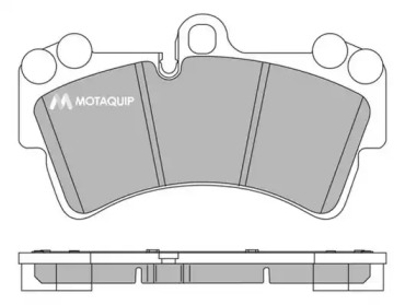 Комплект тормозных колодок MOTAQUIP LVXL1429