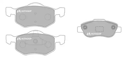 Комплект тормозных колодок MOTAQUIP LVXL1148