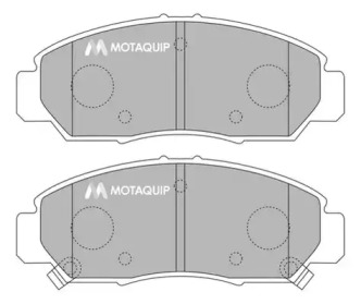 Комплект тормозных колодок MOTAQUIP LVXL1149