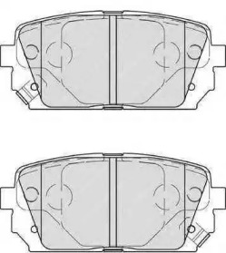 Комплект тормозных колодок MOTAQUIP LVXL1453