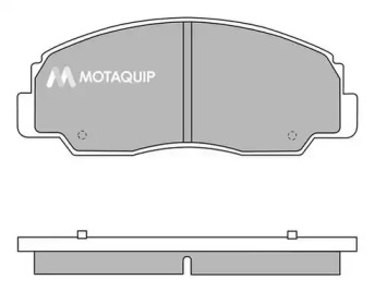 Комплект тормозных колодок MOTAQUIP LVXL147