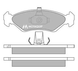 Комплект тормозных колодок MOTAQUIP LVXL154