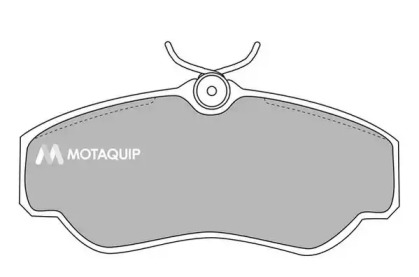 Комплект тормозных колодок MOTAQUIP LVXL162