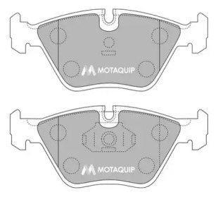 Комплект тормозных колодок MOTAQUIP LVXL1166