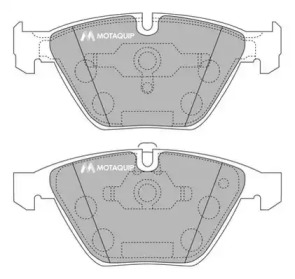 Комплект тормозных колодок MOTAQUIP LVXL1168